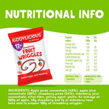 Kiddylicious Strawberry Fruit Wriggles 12+ months 12g