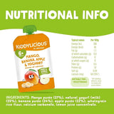 Kiddylicious Pouches Mango Yogurt 6+ months 100g - ebebek