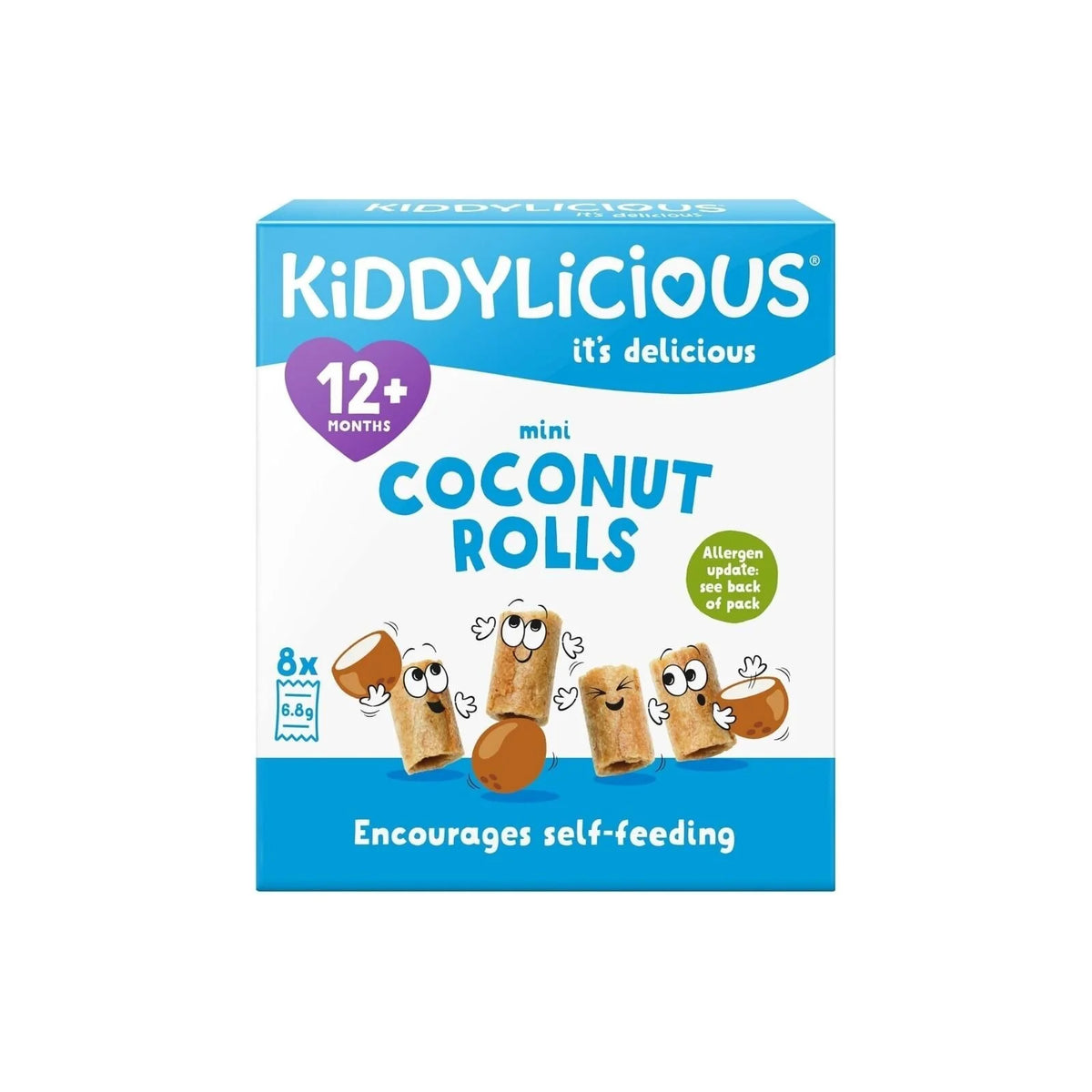 Kiddylicious Mini Coconut Rolls 12+ month