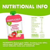 Kiddylicious Strawberry Yogurt 6+ months 400g (4x100g) - ebebek