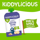 Kiddylicious Bedtime Blend Blueberry Oat 6+ months 400g (4x100g)