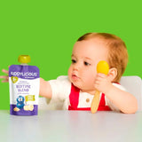 Kiddylicious Bedtime Blend Blueberry Oat 6+ months 400g (4x100g)