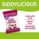 Kiddylicious Raspberry Crispy Tiddlers 12+ months 12g