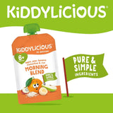 Kiddylicious Pouches Morning Blend Clementine Rice 6+ months 100g