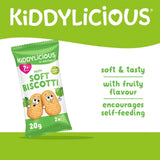 Kiddylicious Apple Biscotti 7+ months 120g (6x20g)