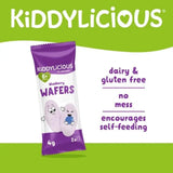 Kiddylicious Blueberry Wafers Maxi 6+ months 400g (10x4g)