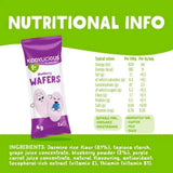 Kiddylicious Blueberry Wafers Maxi 6+ months 400g (10x4g)