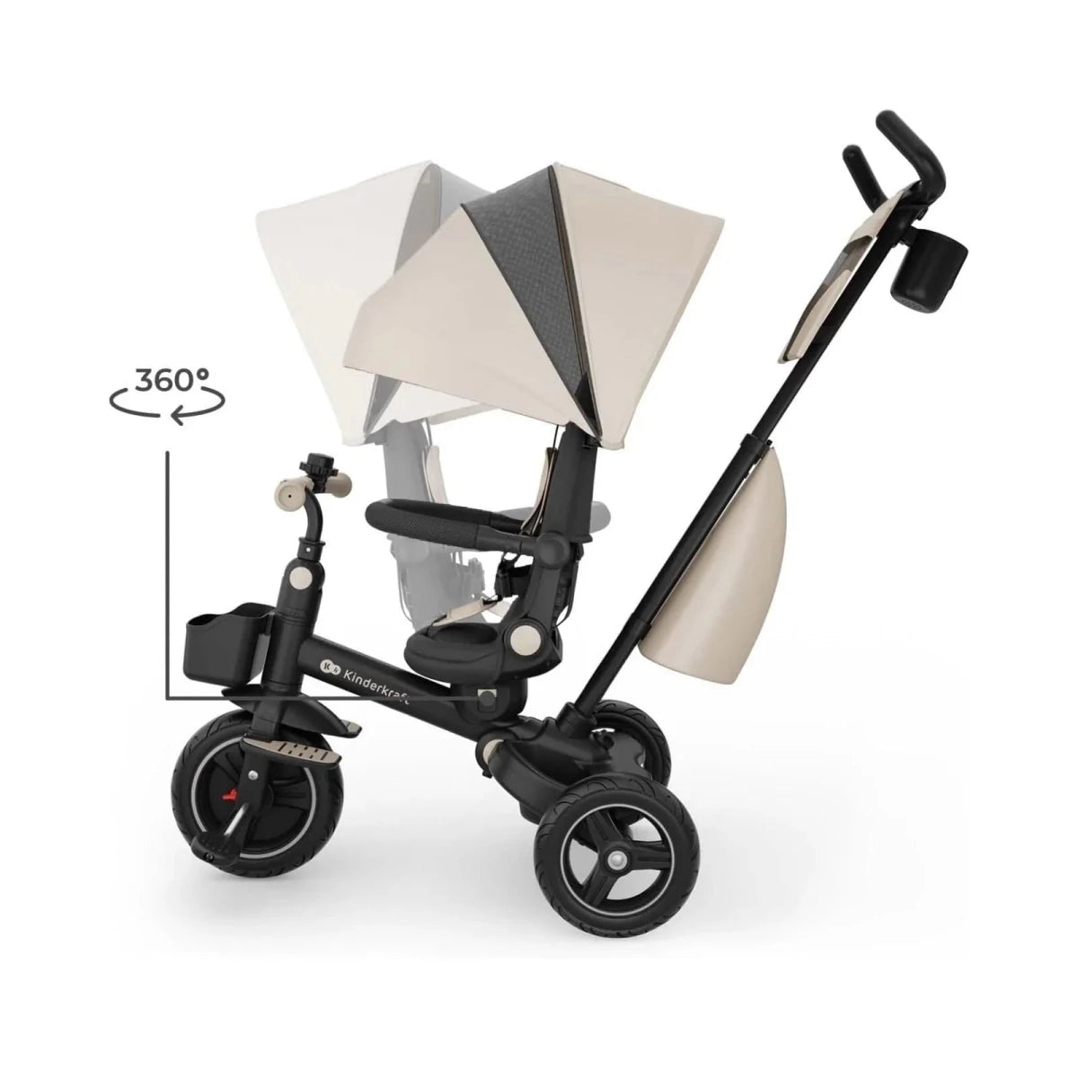 Kinderkraft Spinstep 2 Plus Tricycle - Beige - ebebek