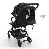 Kinderkraft Nebo Compact Stroller - Midnight Black Midnight Black - ebebek