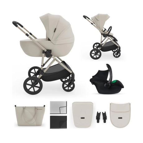 Kinderkraft Prime 3 3-in-1 Travel System - Sand Dune Sand Dune - ebebek