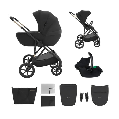 Kinderkraft Prime 3 3-in-1 Travel System - Venezian Black Venezian Black - ebebek
