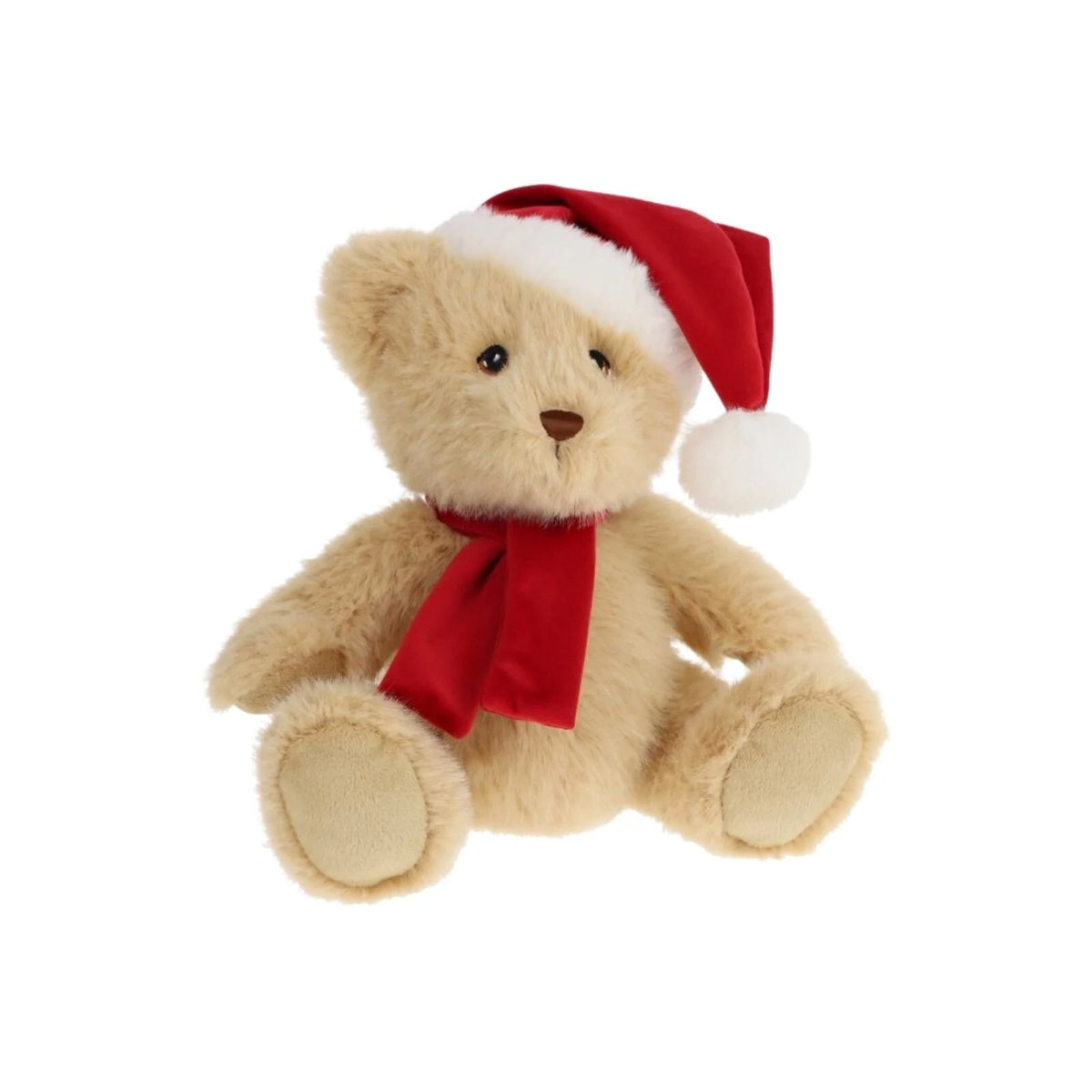 Keeleco Christmas Bear with Hat & Scarf 20cm