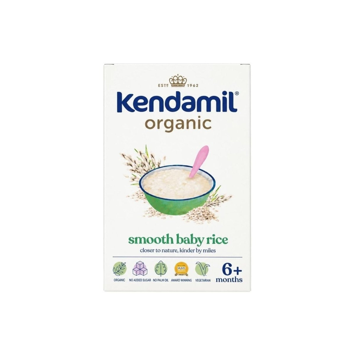 Kendamil Organic Baby Rice 6+ months 120g - ebebek