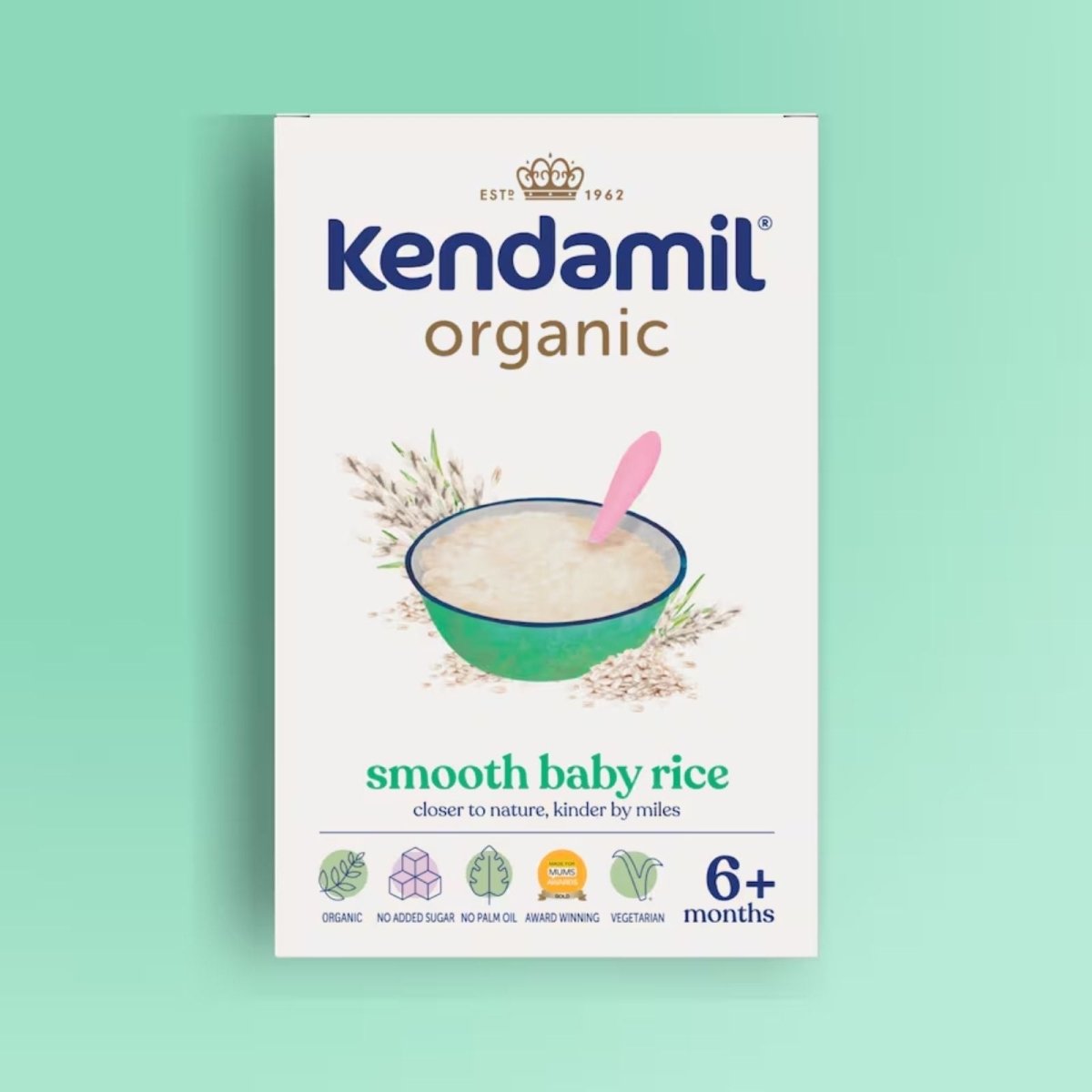 Kendamil Organic Baby Rice 6+ months 120g - ebebek