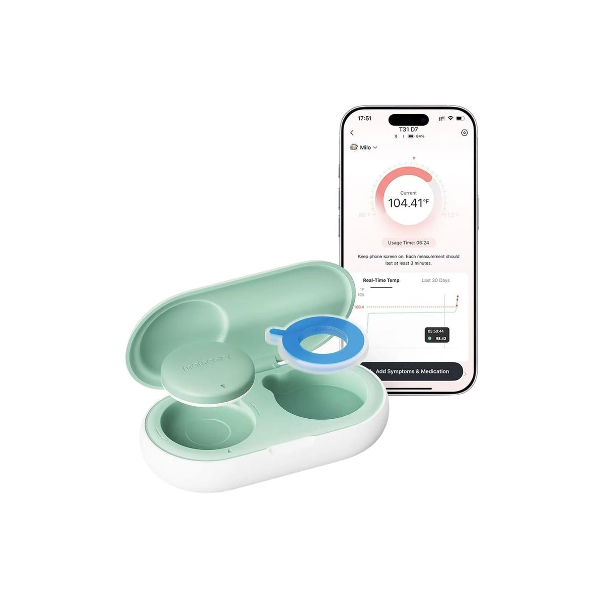 Momcozy T31 Wearable Smart Baby Digital Thermometer
