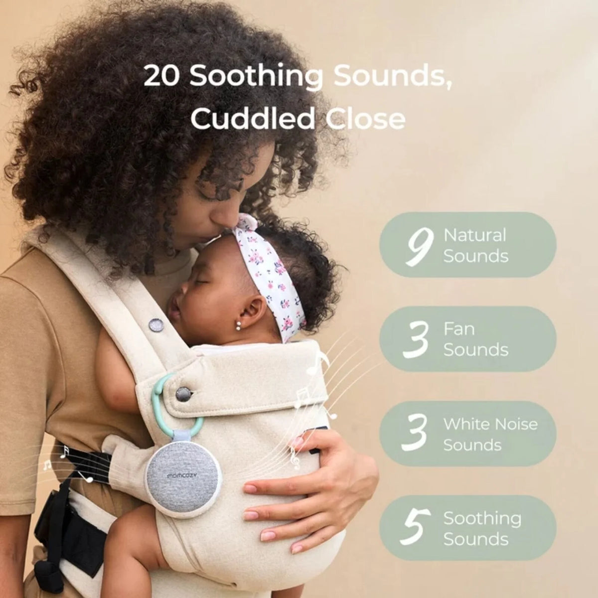 Momcozy Portable Sound Machine with Night Light