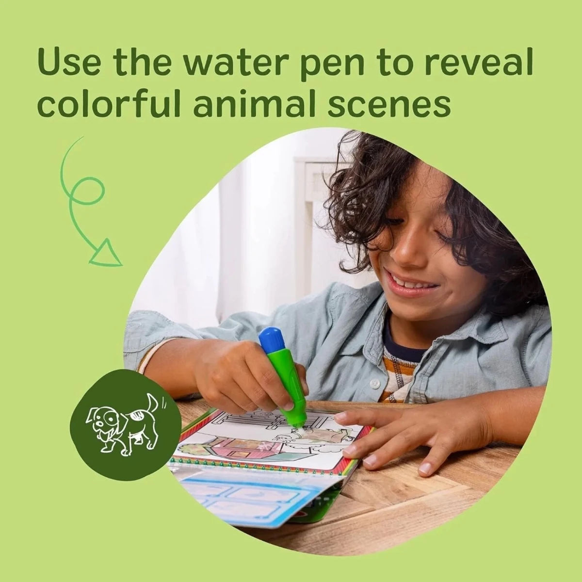 Melissa & Doug Water Wow Animals Coloring Book - ebebek