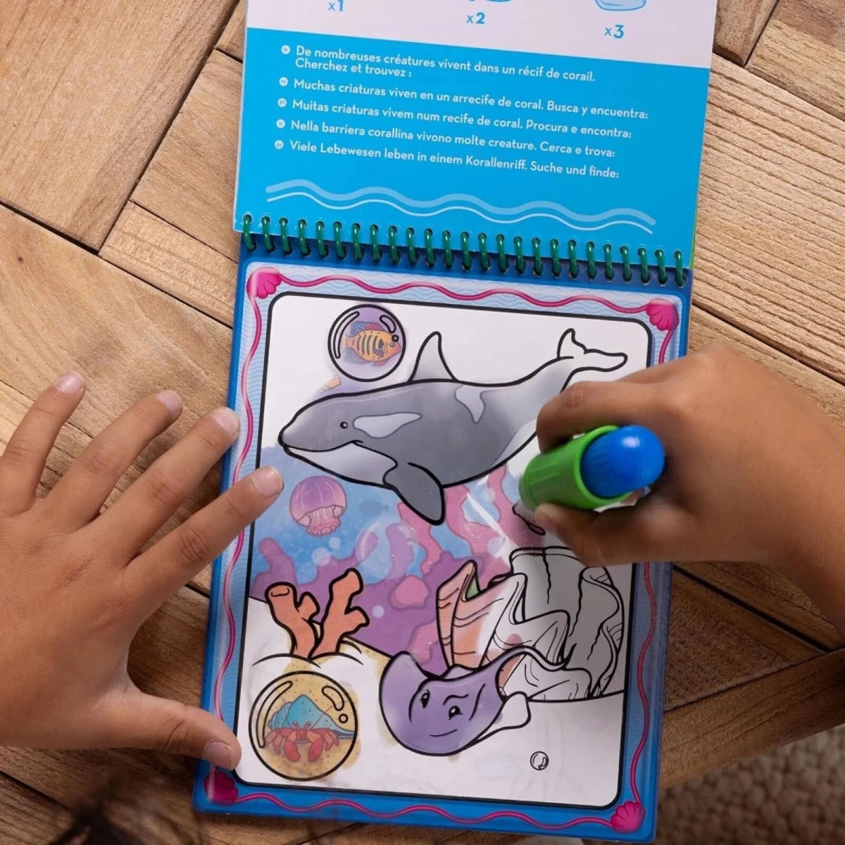 Melissa & Doug Water Wow Animals Coloring Book - ebebek
