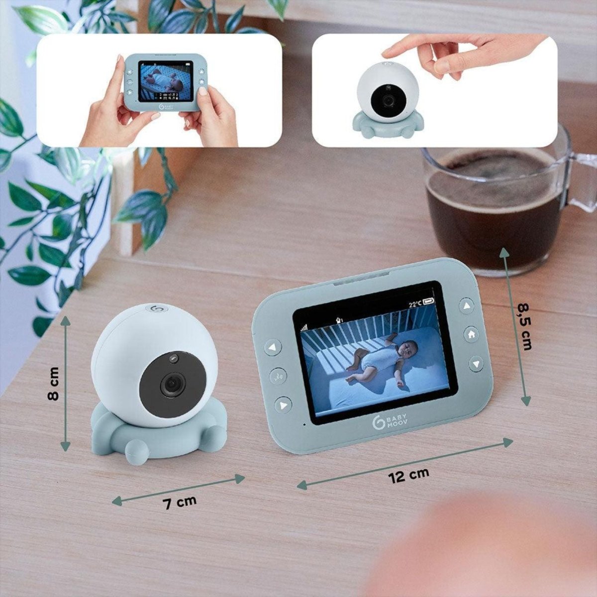 Babymoov Babyphone Yoo Roll Twin Bundle - 2 Camera - Babymoov - ebebek