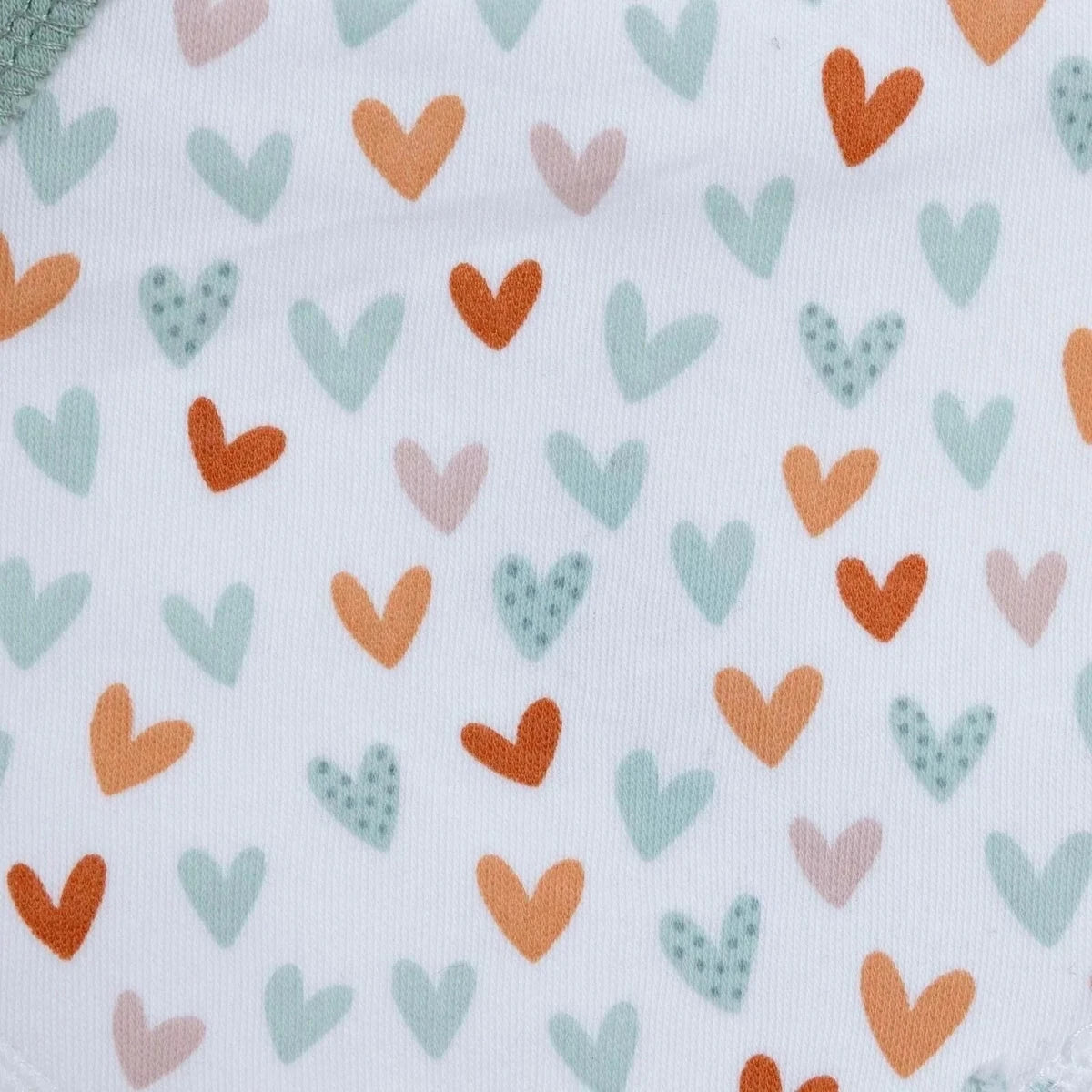 Messy Duck Bandana Baby Bibs Pack of 2 - Little Hearts - ebebek