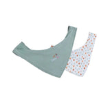 Messy Duck Bandana Baby Bibs Pack of 2 - Little Hearts - ebebek