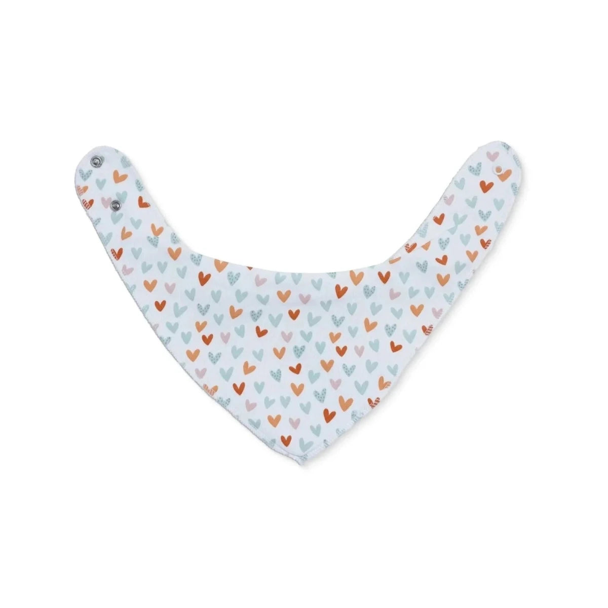 Messy Duck Bandana Baby Bibs Pack of 2 - Little Hearts - ebebek