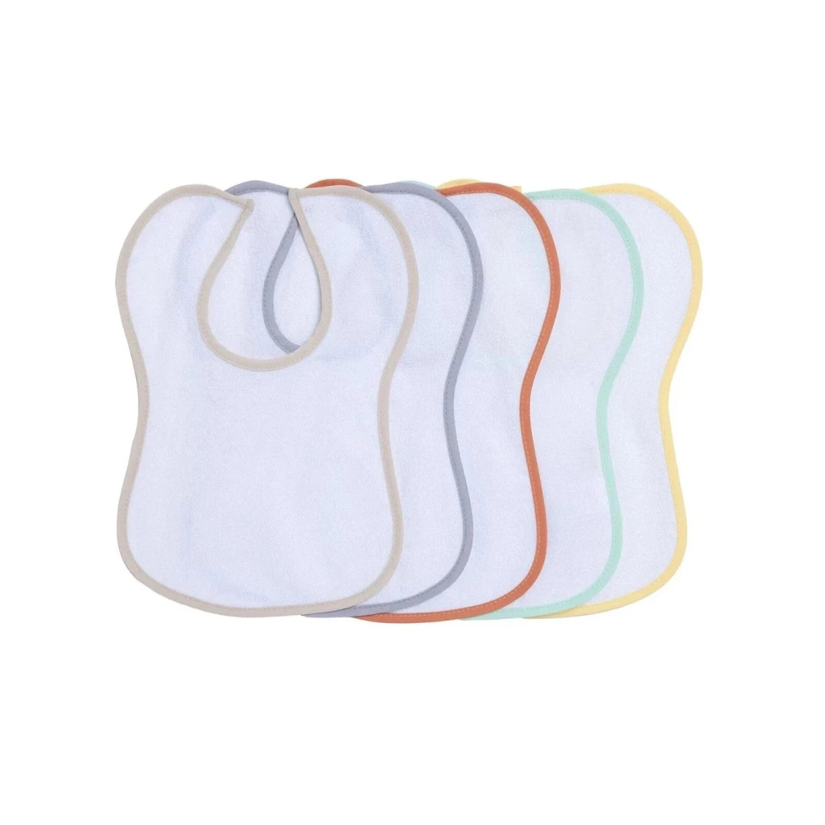 Messy Duck Waterproof Baby Bib Pack of 5 - ebebek