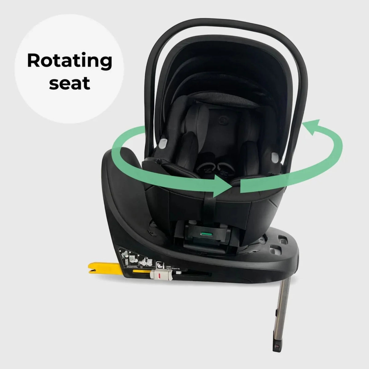 My Babiie MB450 Luxe 3-in-1 Travel System with Rotating Car Seat,Base & Toddler Seat - Mink