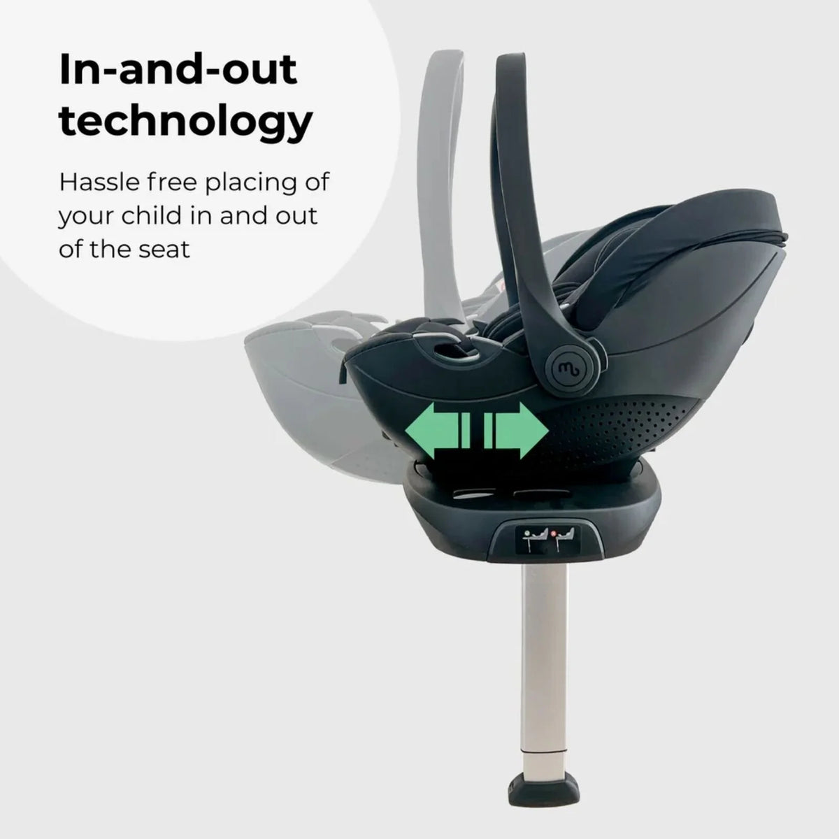 My Babiie MB450 Luxe 3-in-1 Travel System with Rotating Car Seat,Base & Toddler Seat - Mink