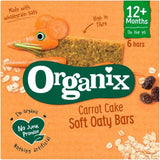 Organix Carrot Cake Organic Soft Oaty Bars 12+ months 138g (6x23g) - ebebek