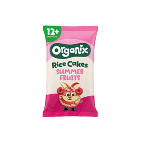Organix Summer Fruits Rice Cake Clouds 12+ months 40g - ebebek