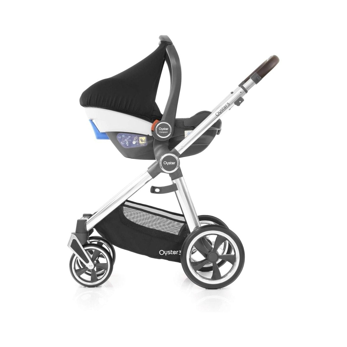 Oyster Gravity+ Stroller Bundle 4 pcs - Carbonite - ebebek