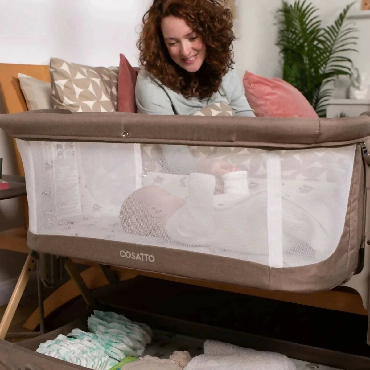 Cosatto Close to Me Folding Bedside Crib - Hoglet Hoglet - ebebek