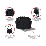 Skip Hop Greenwich Convertible Backpack - Black - ebebek