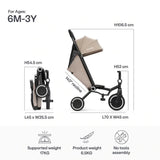 smarTrike Wonder Max Trike - Stone - ebebek