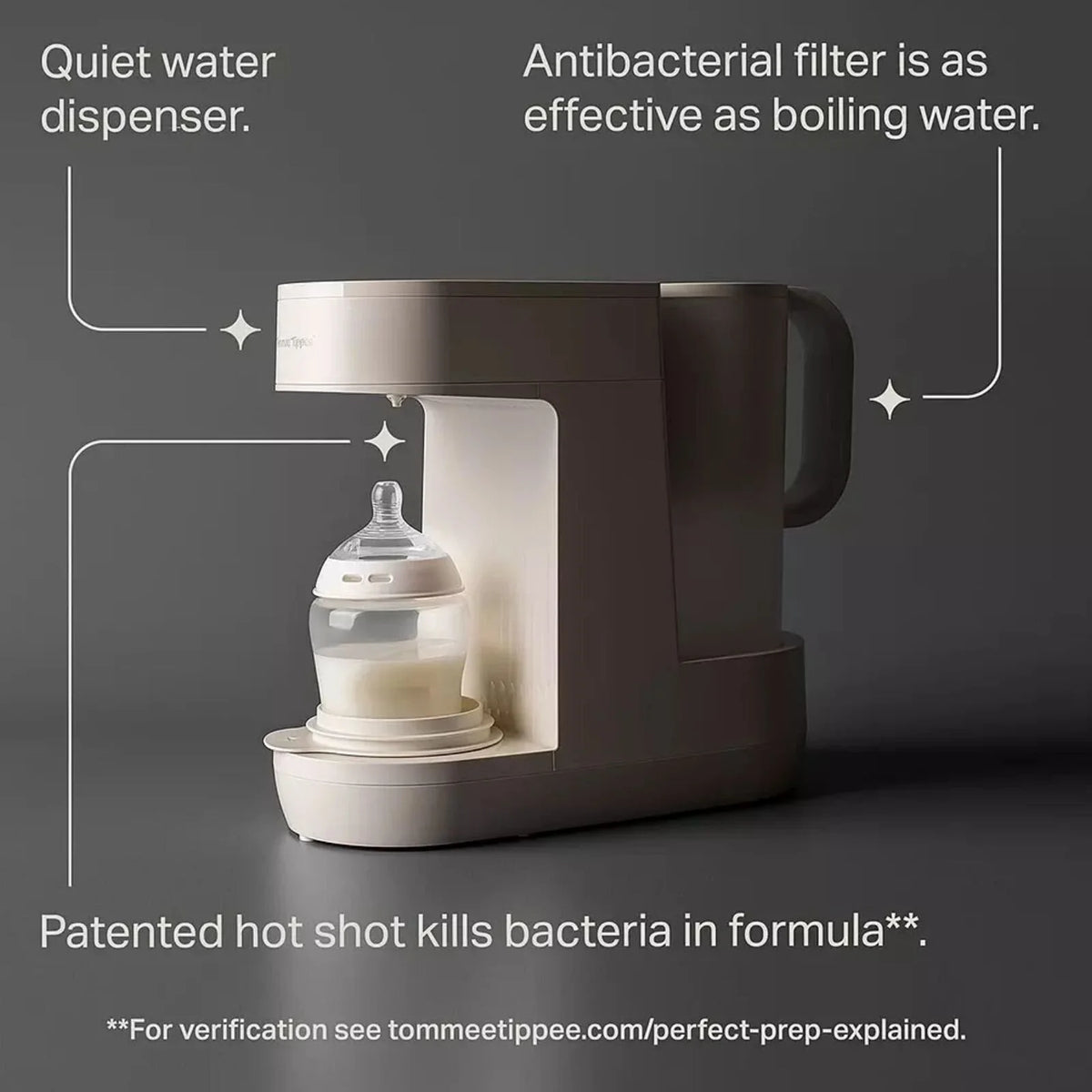 Tommee Tippee Perfect Prep Bottle Formula Feed Maker - White