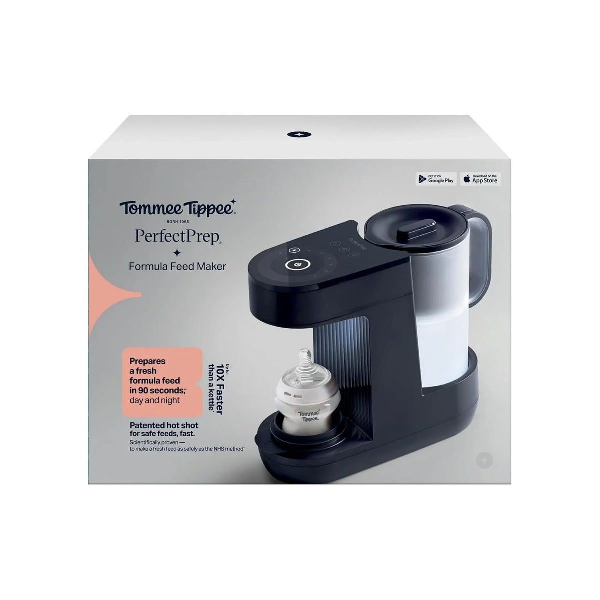 Tommee Tippee Perfect Prep Bottle Formula Feed Maker - Black