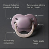 Tommee Tippee Newborn Silicone Soother Girl 0-2 months Pack of 2 - Pink - ebebek
