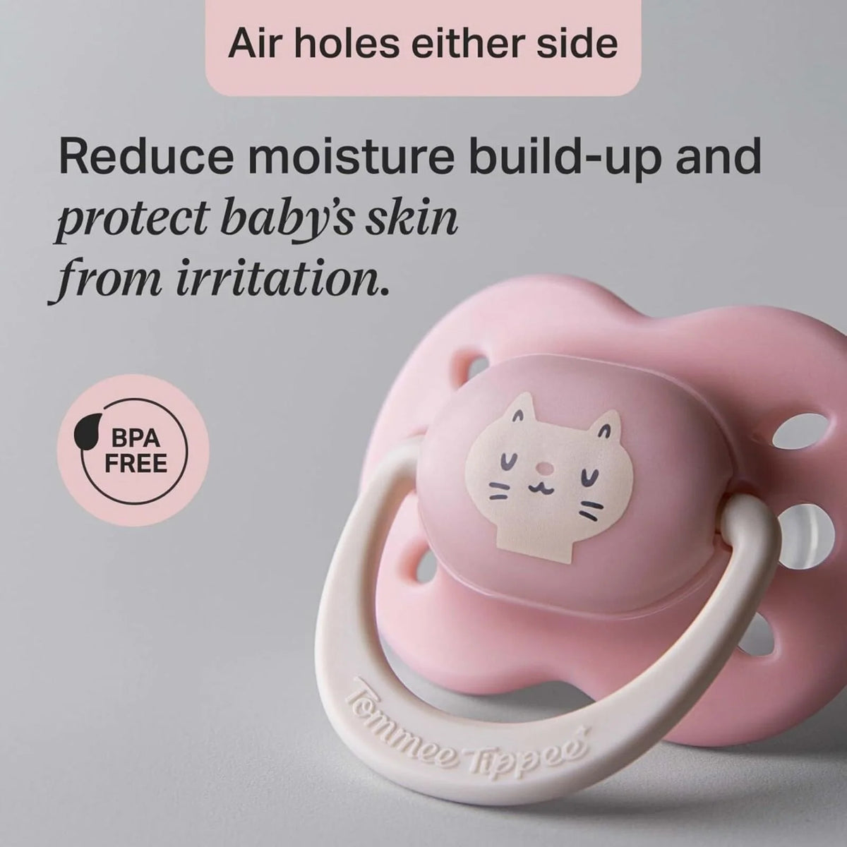 Tommee Tippee Ultra Fit Silicone Soother Girl 0-6 months Pack of 2