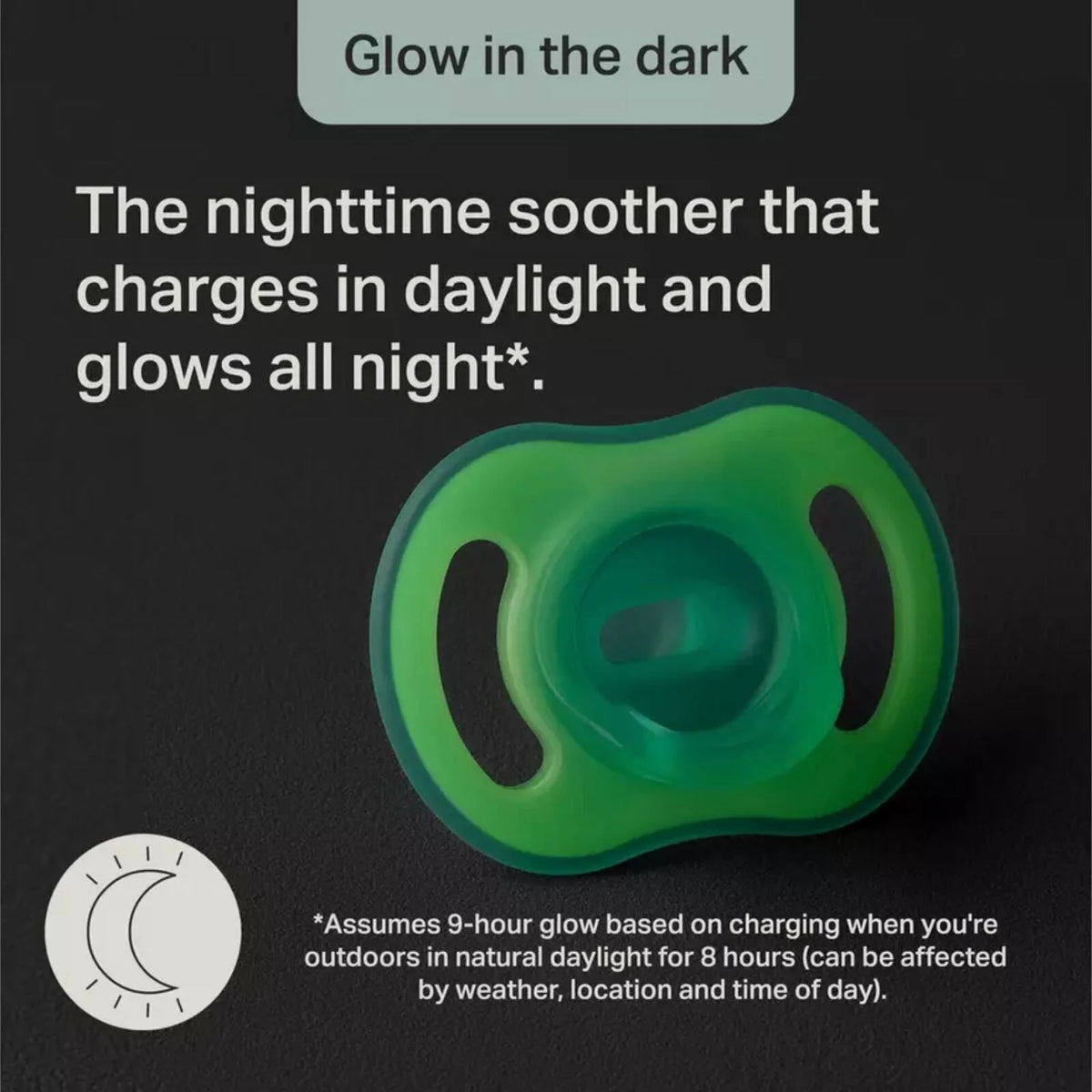 Tommee Tippee Night Glow Ultralight Soothers 6-18 months