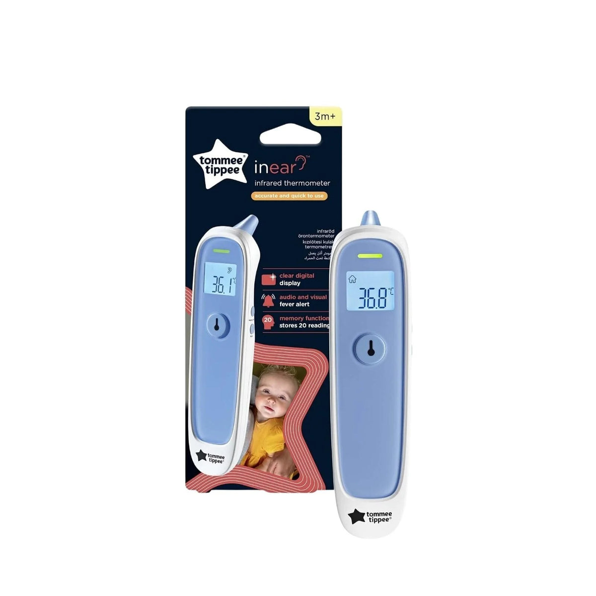 Tommee Tippee InEar Infrared Digital Thermometer