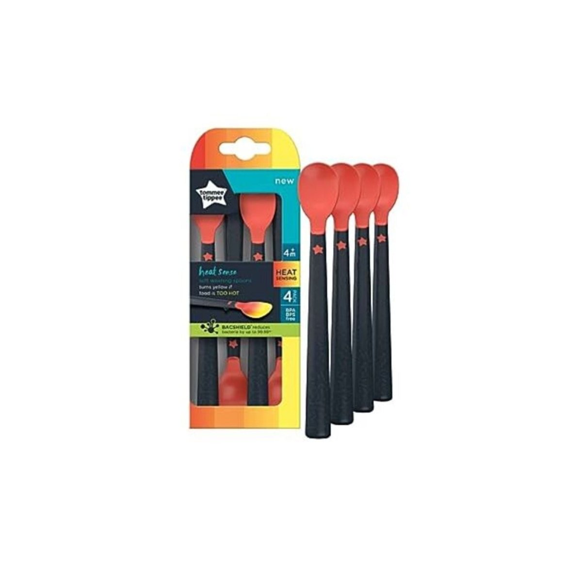 Tommee Tippee Design Heat Sensing Spoons Pack of 4 - ebebek - Black Friday