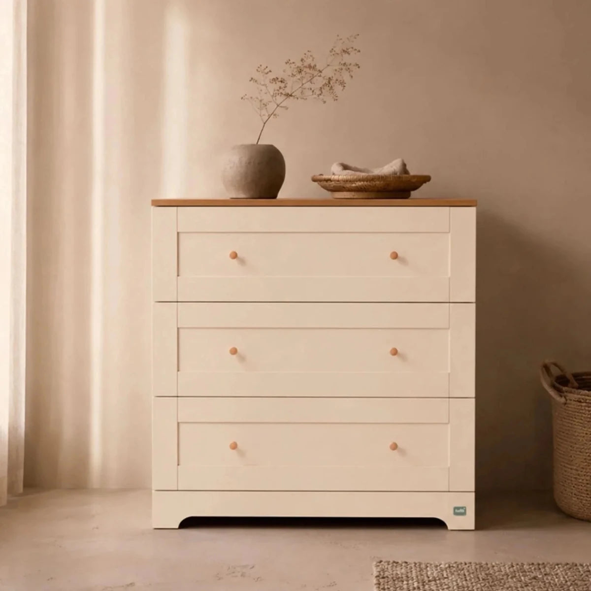 Tutti Bambini Rio 2 pcs Room Set - Cashmere / Honey Oak Cashmere / Honey Oak - ebebek