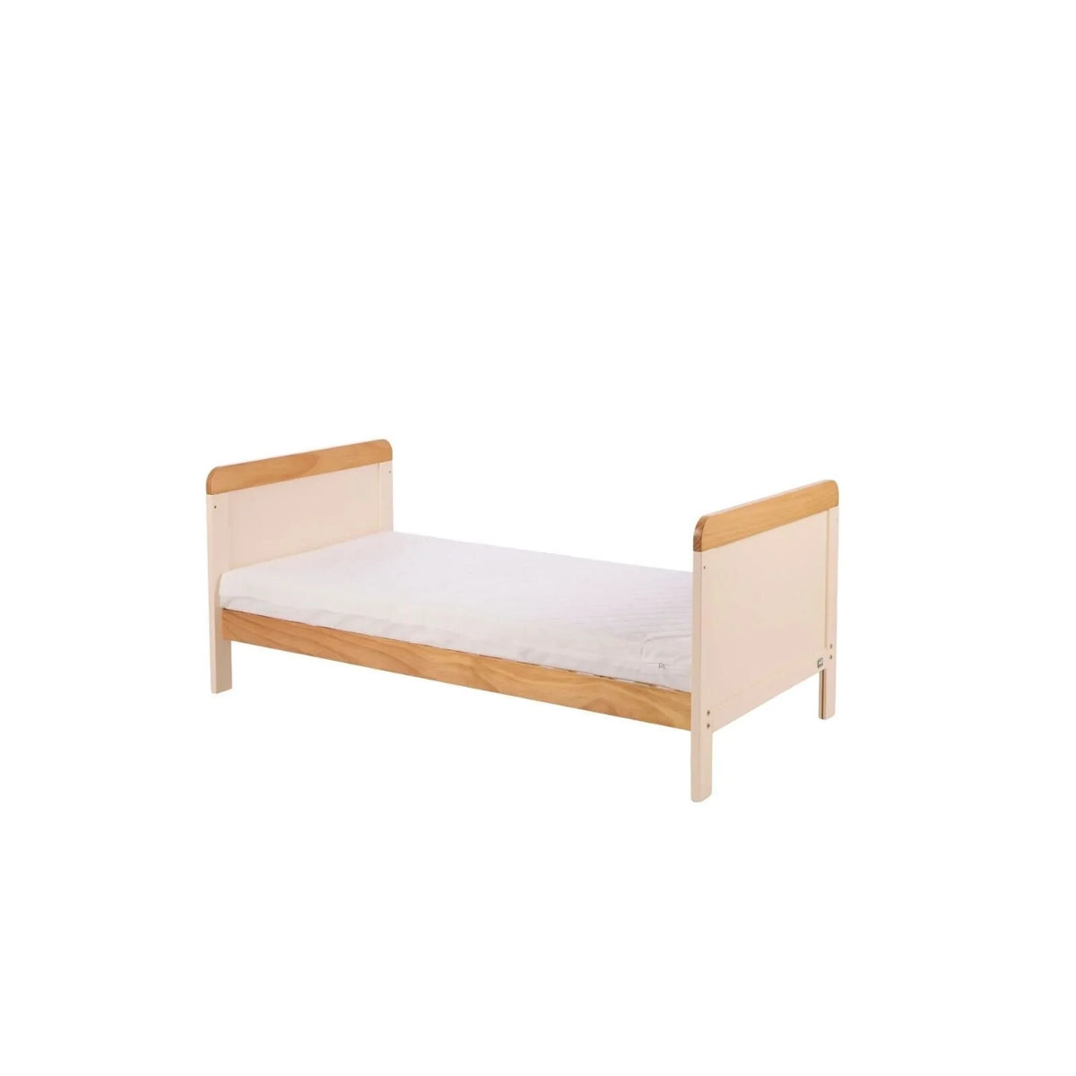 Tutti Bambini Rio Cot Bed with Cot Top Changer & Mattress - Cashmere/Honey Oak
