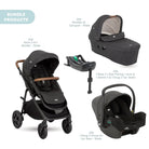 Joie Alore Pushchair with I - Snug 2 Car Seat & Base & Ramble XL Carrycot Travel System Bundle - Shale - ebebek - Black Friday