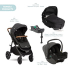 Joie Alore Pushchair with I - Snug 2 Car Seat & Base & Calmi Carrycot Travel System Bundle - Shale - ebebek - Black Friday