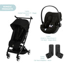 Cybex Libelle Pushchair V2 Pushchair with Cloud G Car Seat Travel System Bundle - Magic Black - ebebek - Christmas