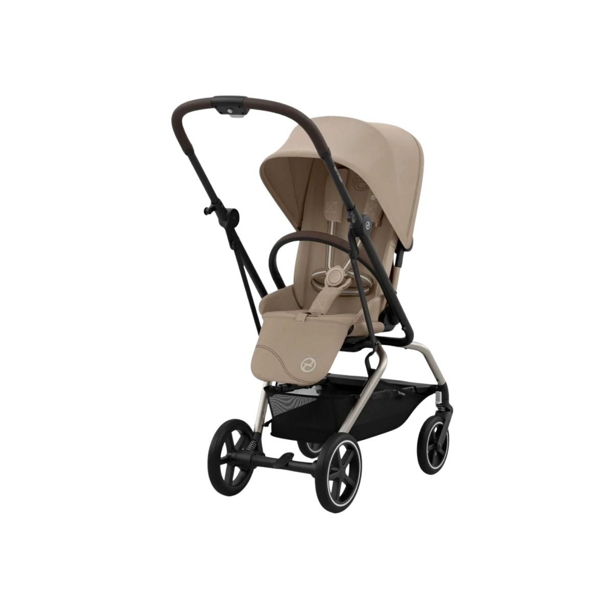 Cybex Eezy S Twist+2 Pushchair with Cloud G Car Seat Travel System Bundle - Almond Beige - ebebek - Christmas