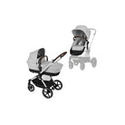Cybex Eos Lux Silver Pushchair with Cloud G Car Seat & Base Travel System Bundle - Lava Grey - ebebek - Christmas