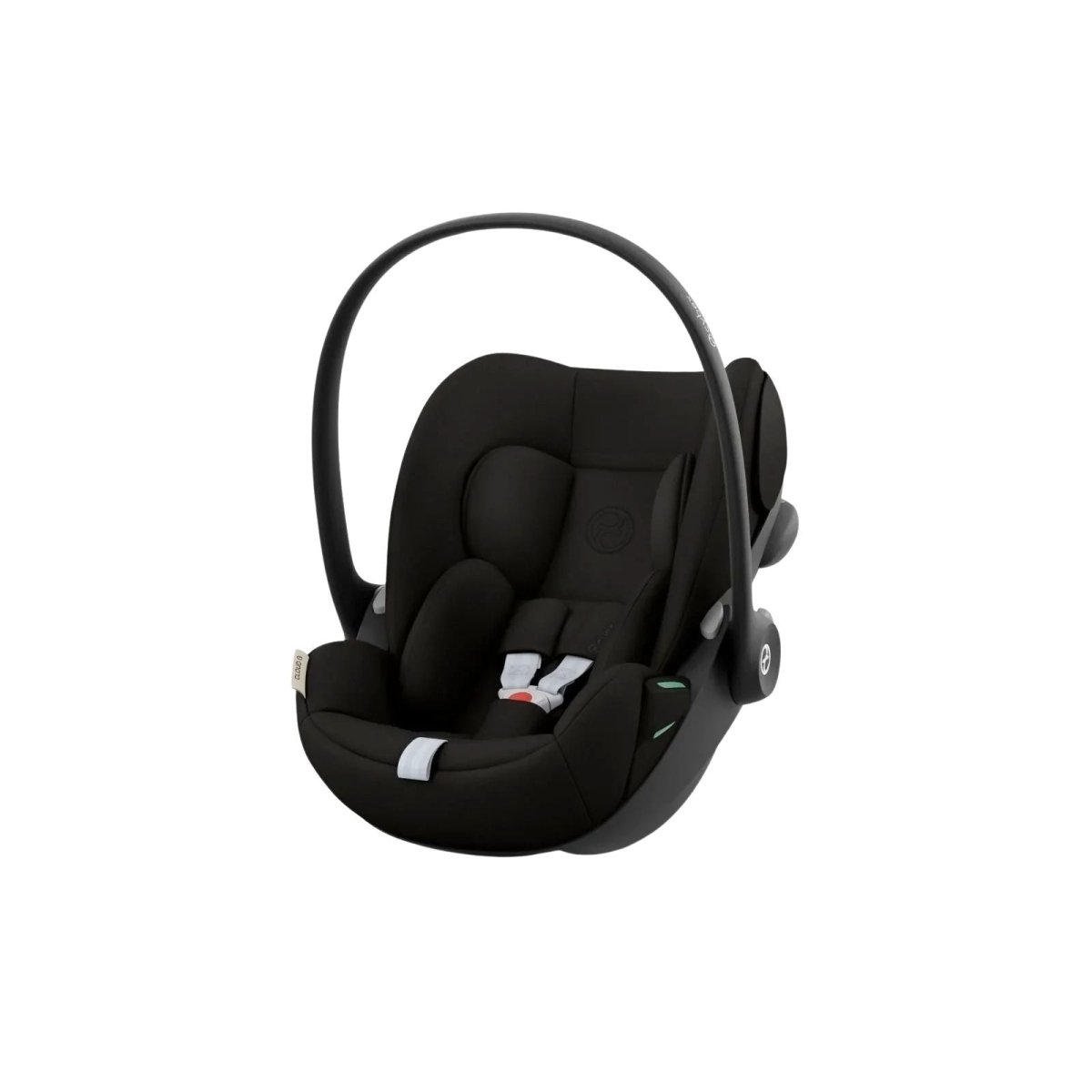 Cybex Eos Lux Silver 2 - in - 1 Pushchair with Cloud G Car Seat & Base & Snøgga Footmuff Travel System Bundle - Moon Black - ebebek - Christmas